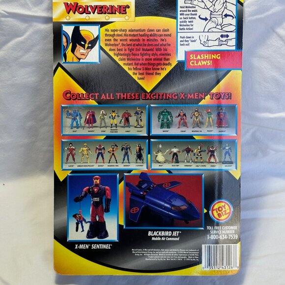 X-MEN Classics Wolverine Unopened Action Figure Mid-1990's - Picture 6 of 10